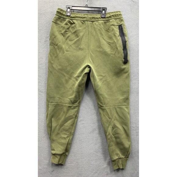 Nike Mens Sportswear Tech Fleece Jogger pants Olive Green Size Large - Picture 4 of 14